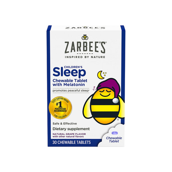 30-Count Zarbee's Naturals Children's Sleep with Melatonin Supplement