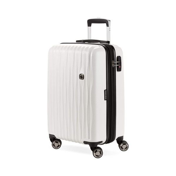 SwissGear Energie Hardside 19″ Carry-On Luggage with Spinner Wheels and TSA Lock
