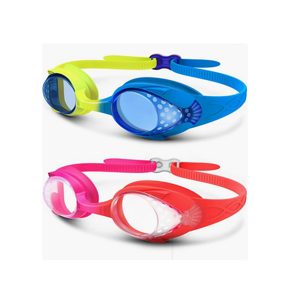 2-Pk OutdoorMaster Kids Swim Goggles