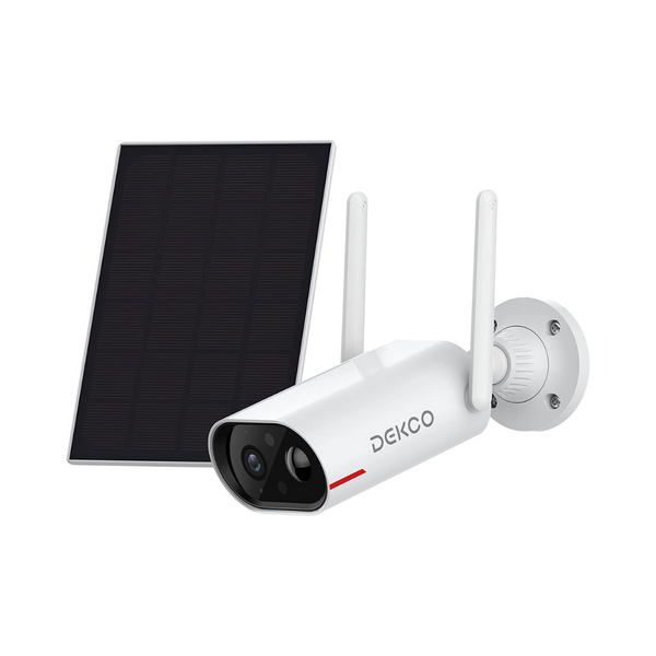 Security Cameras Wireless Outdoor - 2K DEKCO Solar Security Camera for Home Security