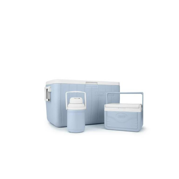 Coleman Chiller 48QT, 5QT, juego de enfriador de jarra de 1/3 galón - Gris niebla