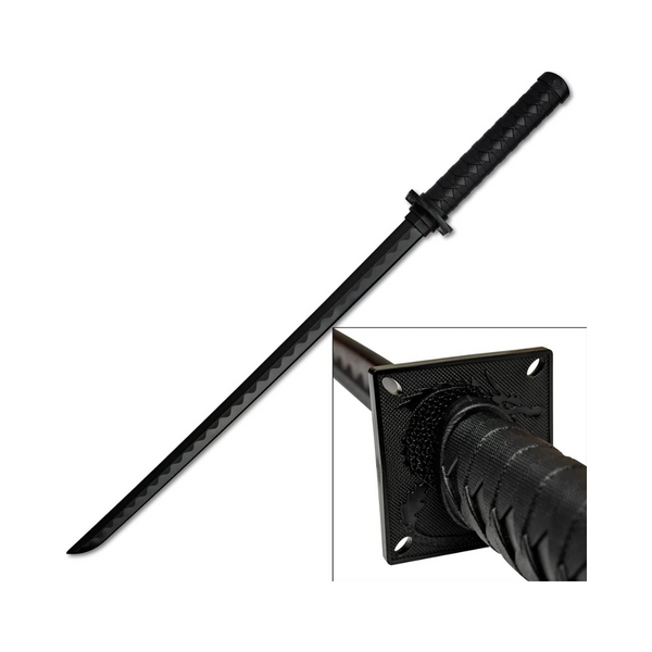 Espada de entrenamiento Ninja de polipropileno para artes marciales BladeUSA de 33,5"