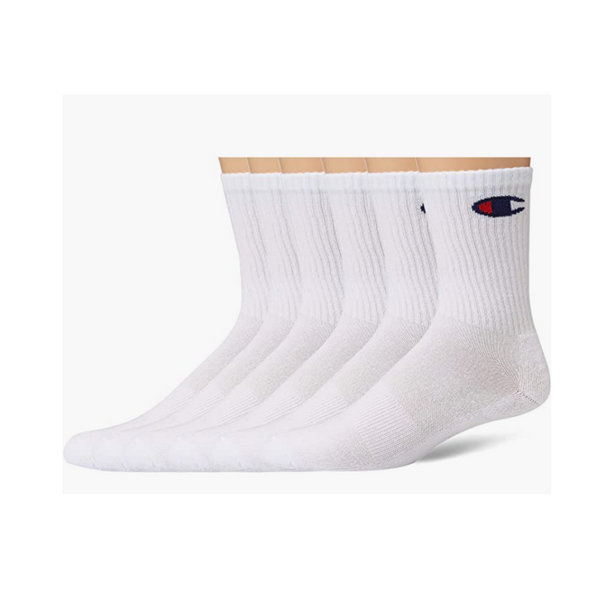 Paquete de 6 calcetines Champion Double Dry Moisture para hombre