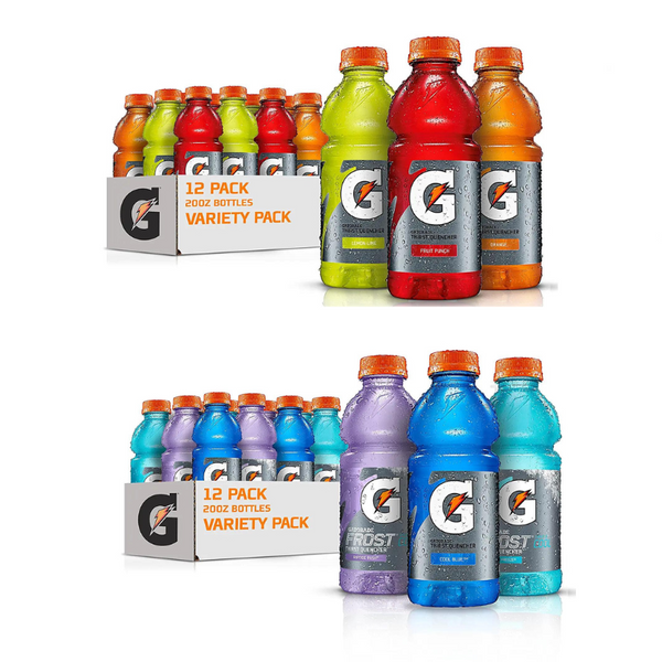 12 Bottles of Gatorade Quencher Variety Pack