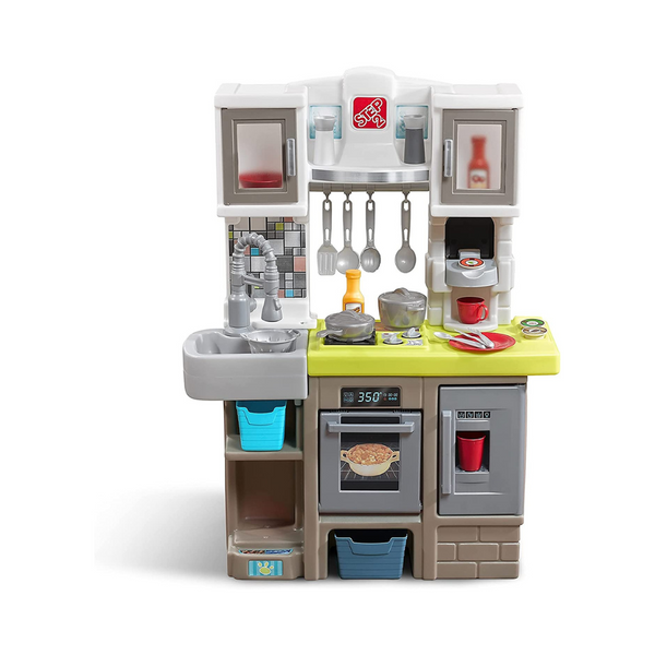 Cocina de chef contemporánea con juego de accesorios de juguete de 25 piezas