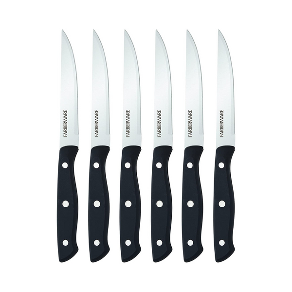Farberware 6-Pc Triple Riveted Steak Knife Set