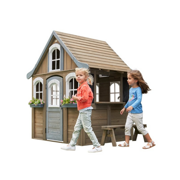 Casas de juegos de madera para exteriores KidKraft 