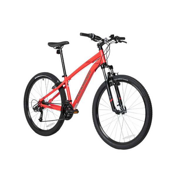 21-Speed Decathlon Rockrider ST100 Unisex Mountain Bike (Red)