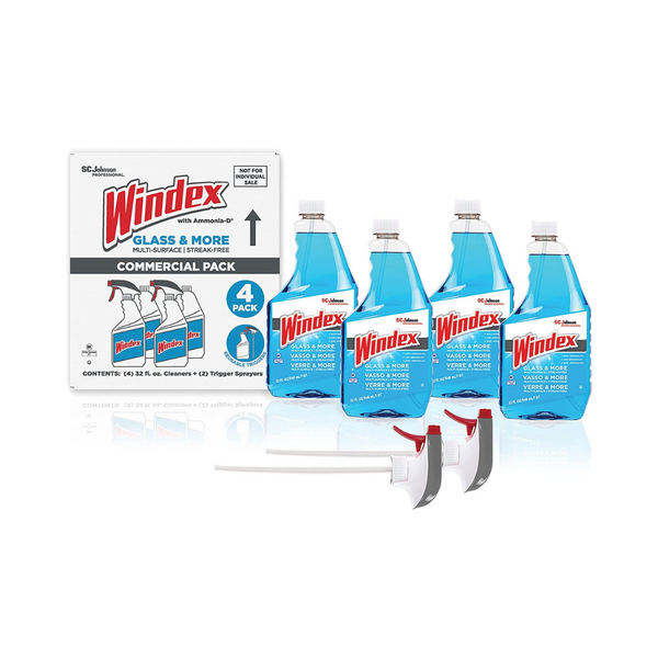 Paquete de 4 vasos Windex y más