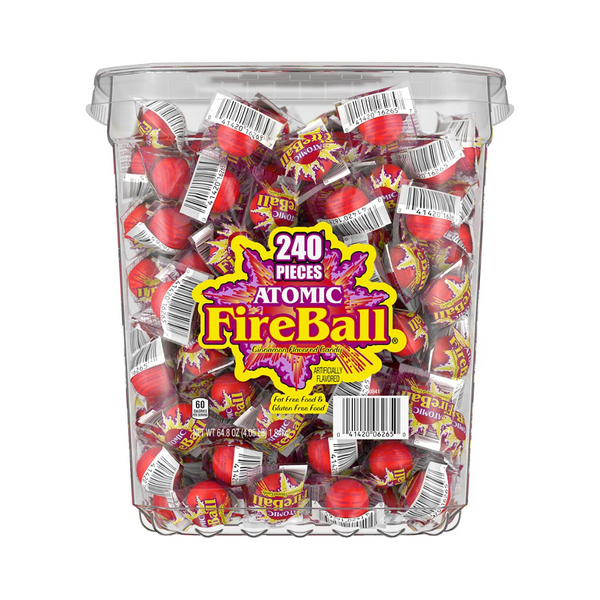 240-Count Atomic Fireballs Cinnamon Candy (4 Lbs)