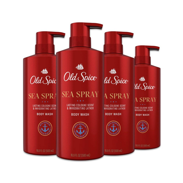 4-Pack Old Spice Body Wash for Men
