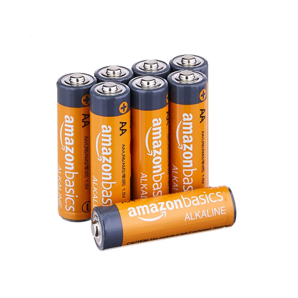 Paquete de 8 pilas alcalinas de alto rendimiento AA de 1,5 voltios Amazon Basics