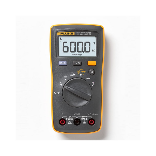 Kit de prueba eléctrica de multímetro digital portátil de corriente CA/CC Fluke 107