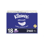 18 cajas de pañuelos faciales ultra suaves Kleenex