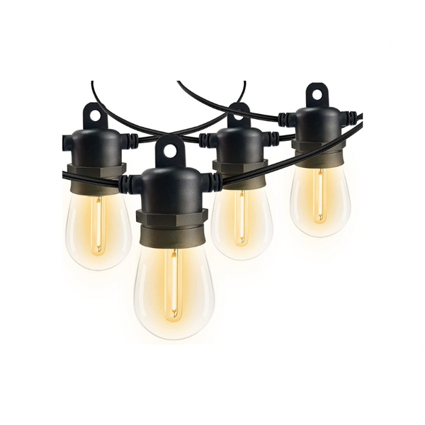 48FT Outdoor LED String Lights