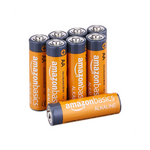 8-Count Amazon Basics AA Performance Alkaline Batteries