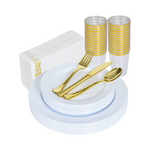 175 Piece Disposable Dinnerware Set