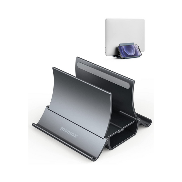 MOMAX Gravity Vertical Laptop Stand Holder