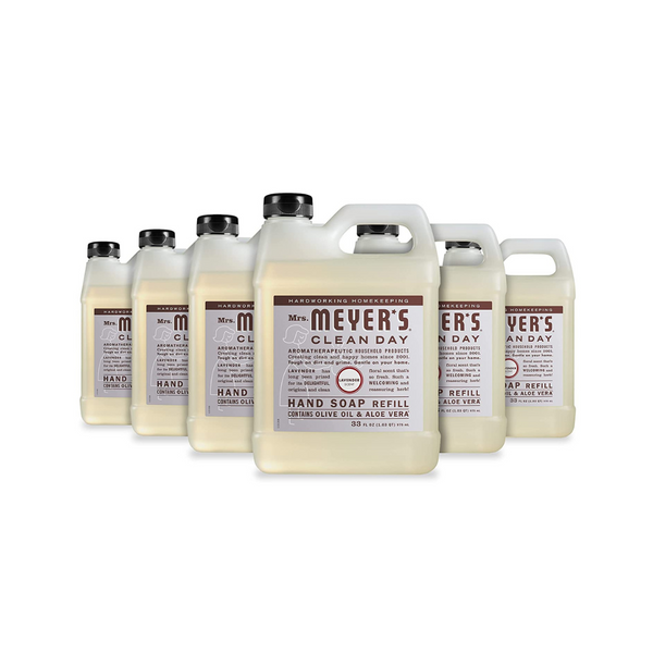 6 Bottles Of 33oz Mrs. Meyer’s Lavender Hand Soap Refill