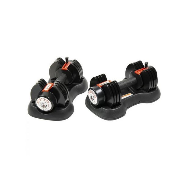 Mancuernas ajustables Signature Fitness QuickLock de 25 lb (par)
