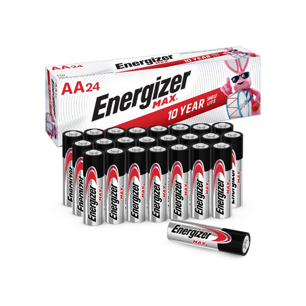 Pilas alcalinas Energizer AA doble A Max, 24 unidades
