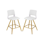 Sidanli Gold Bar Stools Set
