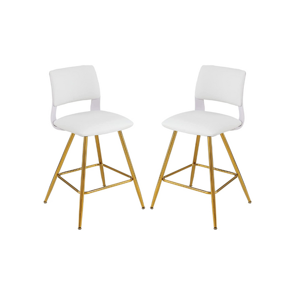 Sidanli Gold Bar Stools Set