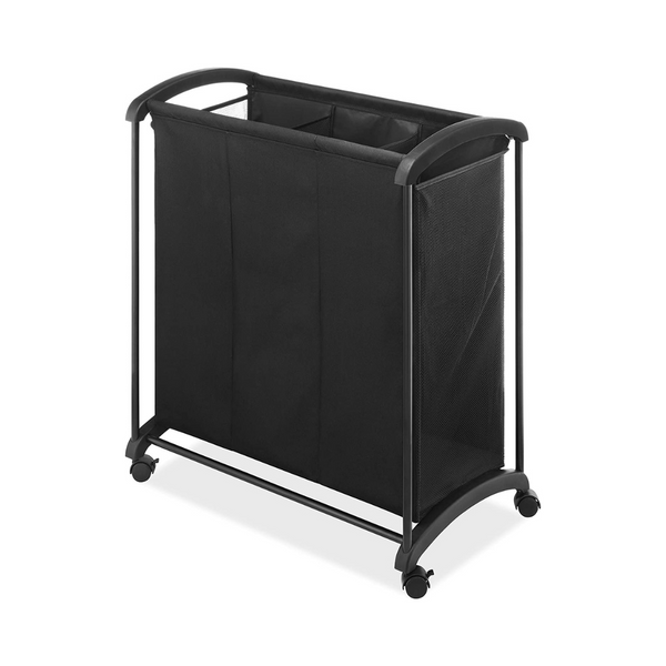 Whitmor 3 Section Laundry Sorter with Wheels