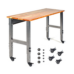 Fedmax Work Bench - 48" Rolling Portable Workbench for Garage