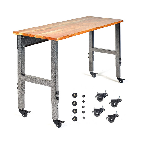 Fedmax Work Bench - 48" Rolling Portable Workbench for Garage