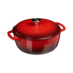 Amazon Basics Enameled Cast Iron Covered Dutch Oven