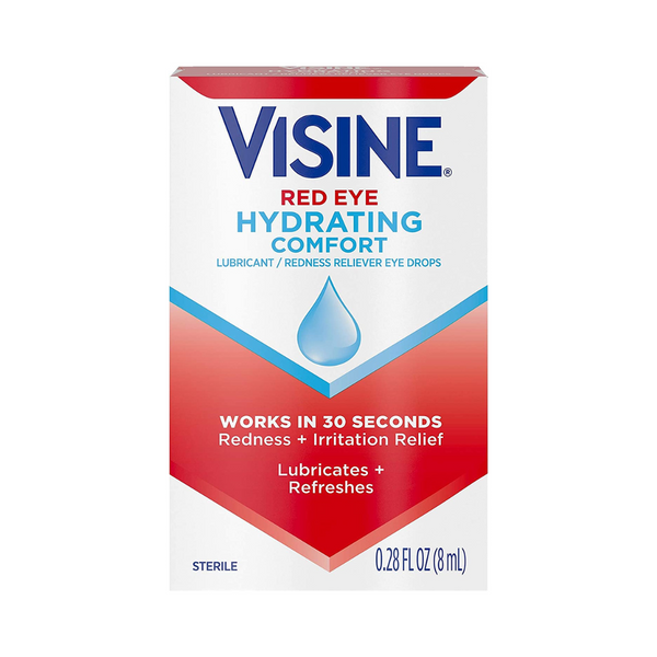 Visine Red Eye Hydrating Comfort Lubricating Eye Drops
