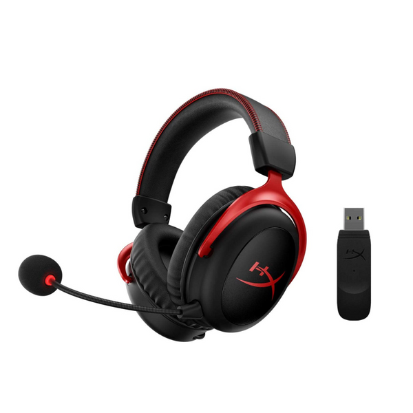 HyperX Cloud II Wireless 7.1 Surround Sound Gaming Headset (Red)