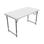 Lifetime Height Adjustable Craft Camping and Utility Folding Table