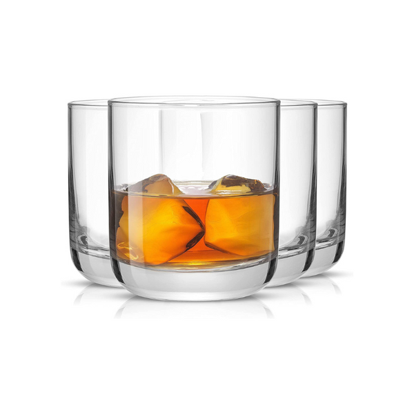 Juego de 4 vasos de whisky de cristal