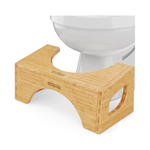 7" & 9" Squatty Potty The Original Bamboo Toilet Flip Stool
