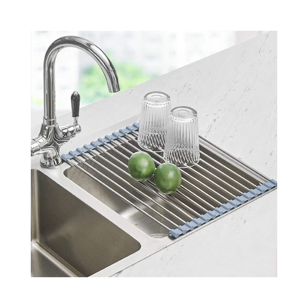 17'' x 11'' Seropy Over-The-Sink Roll Up Dish Drying Rack