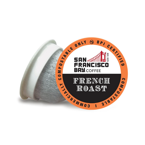 120 K-Cups de café tostado francés de la Bahía de San Francisco