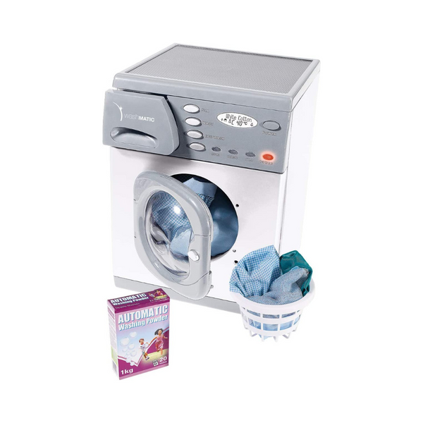 Casdon Realistic Toy Electronic Washer, Equipped With Lights And Buttons