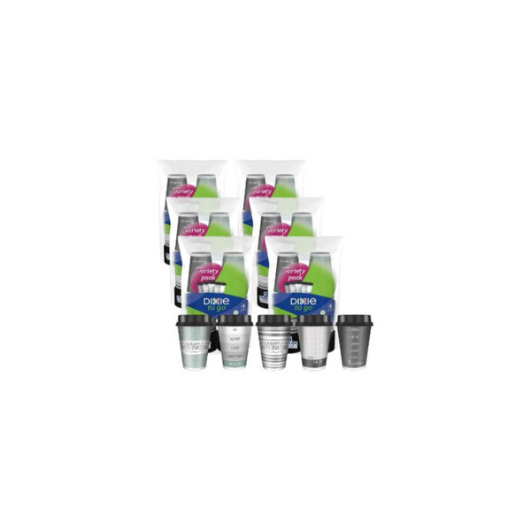 156-Count Dixie To Go Disposable Insulated Hot Cups With Lids