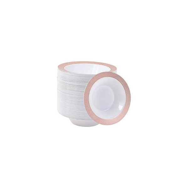 100 Disposable Plastic Bowls