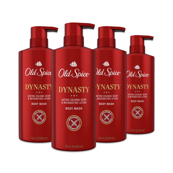 4-Pack Old Spice Body Wash for Men