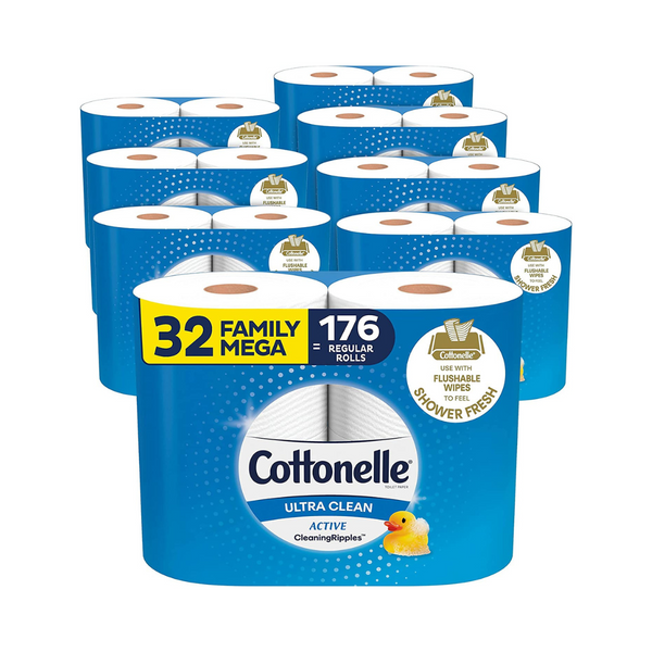 32-Ct Cottonelle Family Mega Rolls Toilet Paper