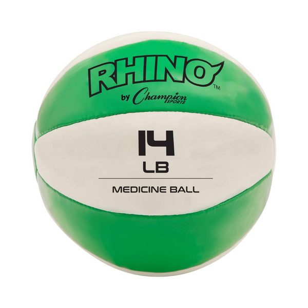 14-lb Champion Sports Medicine Ball (Green)