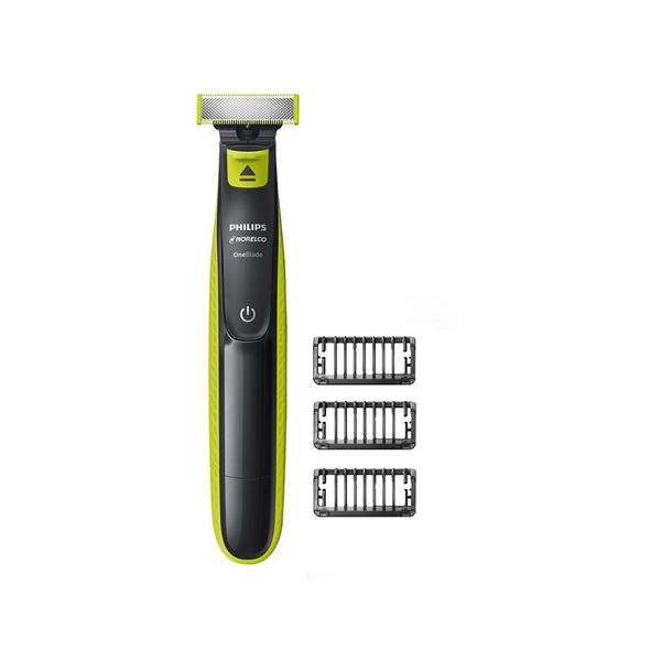 Philips Norelco OneBlade: Hybrid Electric Trimmer / Shaver + 3-Count Blades