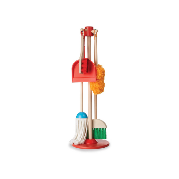 Melissa & Doug Let's Play House Dust! Sweep! Mop! 6 Piece Pretend Play Set