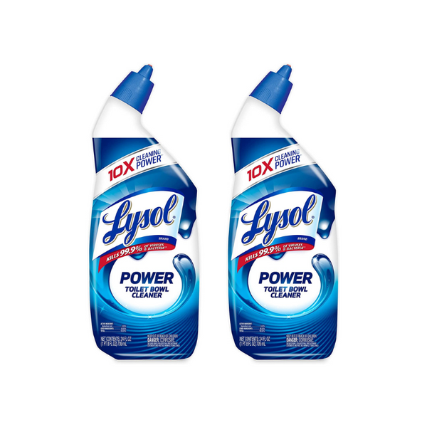 Pack of 2 Lysol Power Toilet Bowl Cleaner
