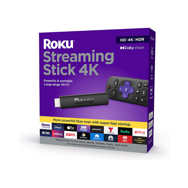 Roku Streaming Stick 4K 2021 or Roku Express 4K+ Streaming Media Player