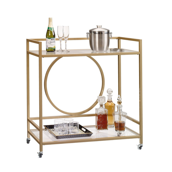 Sauder International Lux Bar Cart
