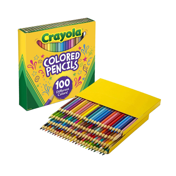 Set Of 100 Crayola Colored Pencils Gift Set